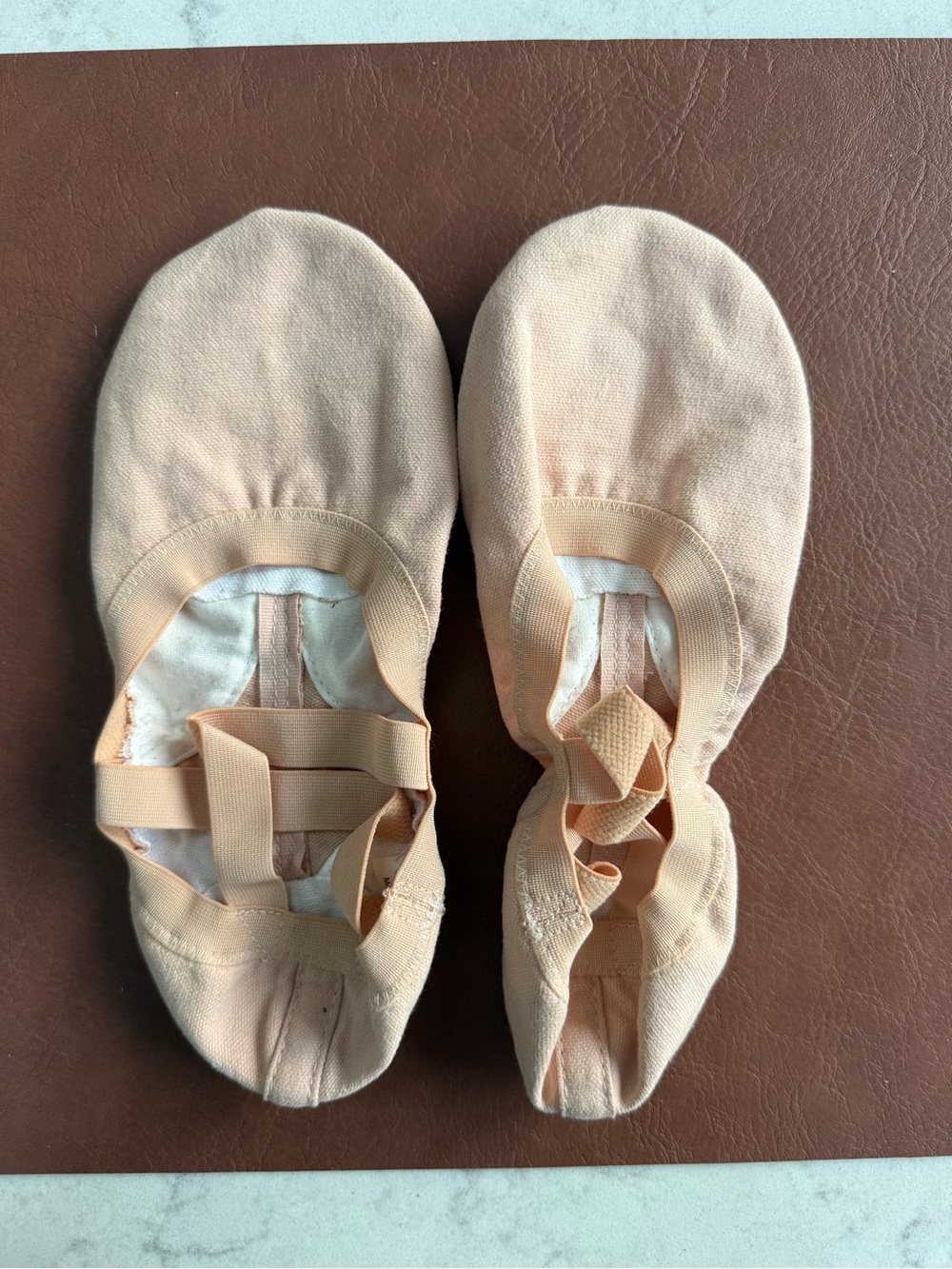 Bloch Peach/Nude/Pink Canvas Ballet Slippers